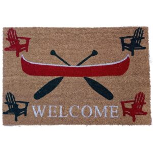 Canoe Cottage Coir Entrance Mat ()