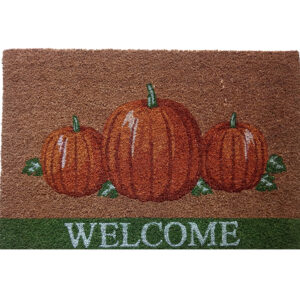 Pumpkins Weclome Coir Entrance Mat ()