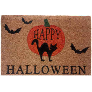 Halloween Cat Coir Entrance Mat ()