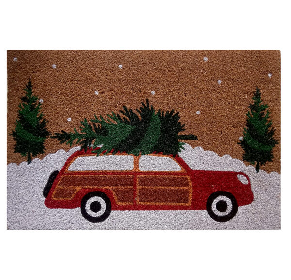 Christmas Woody Mat