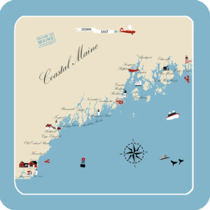 Maine Destination Series Coasters (Pack of 4) Min 6