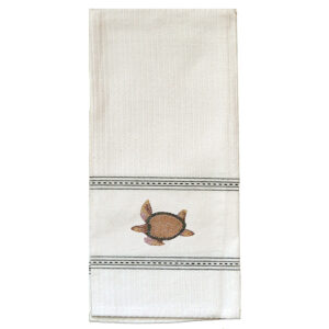 Turtle Premium Embroidered Kitchen Towels  (Pack of 6)