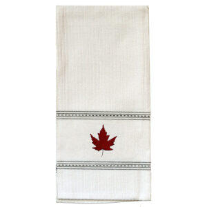 Maple Leaf Premium Embroidered Kitchen Towels  (Pack of 6)