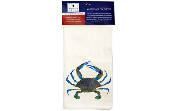 Blue Crab Tea Towel