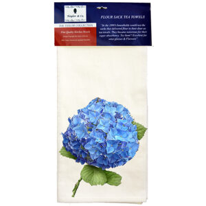 Hydrangea Flour Sack Tea Towels  Min 100% Cotton (Pack of 6)