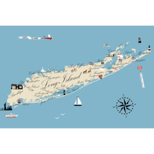 Long Island Destination Series Outdoora TM Fabric Indoor/Outdoor Placemats  (Pack of 6)