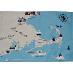 New England Destination Series Outdoora TM Fabric Indoor/Outdoor Placemats  (Pack of 6)