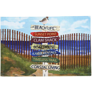 Driftwood Signs Outdoora TM Fabric Indoor/Outdoor Placemats  (Pack of 6)