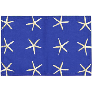 Starfish Nautical Outdoora TM Fabric Indoor/Outdoor Placemats  (Pack of 6)