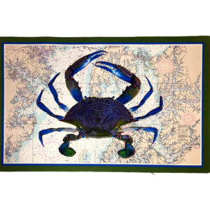 Blue Crab Weathergripper TM 2′ x 3′ Enrty & Kitchen Mat by Taylor & Co