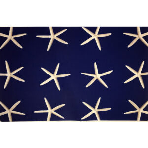 Navy Starfish Weathergripper TM 2′ x 3′ Enrty & Kitchen Mat by Taylor & Co