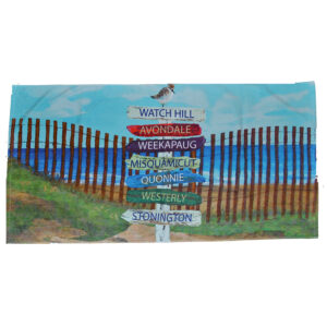 Beach Towels Custom 7 Name Driftwood Signs 100% Cotton(Pack of 2 – Min 15 (Pack of 6) 30 Pieces for Custom)