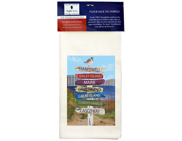 Driftwood Signs Custom Flour Sack Tea Towels