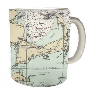 Mugs 11 Oz in open front Gift Box Custom NOAA Oceanic Charts We have all areas available Min 72 for Custom