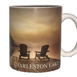 Mugs 11 Oz in open front Gift Box Custom Name Drop Muskoka/ ADK Chairs Min 72 for Custom