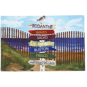 Placemats Custom 7 Name Driftwood Signs- Outdoora TM Fabric Min 100 For Custom(Pack of 6)