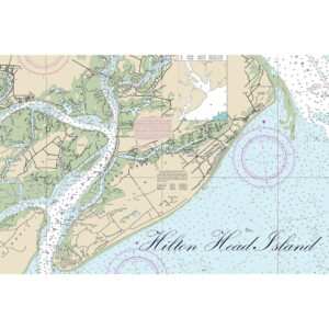 Placemats Custom NOAA Charts- Outdoora TM Fabric Min 100 For Custom(Pack of 6)