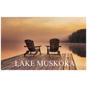 Mats Entry and Kitchen Custom Muskoka/ADK Chair Name Drop 20″ x 30″  Natural Rubber All Season Min 50 For Custom