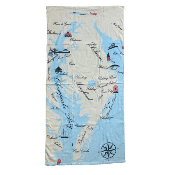 Mid Atlantic Beach Towels By Taylor and Co