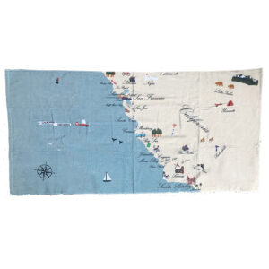 Northern California Destination Beach Towels 100% Cotton 30 x 60  (Pack of 2)