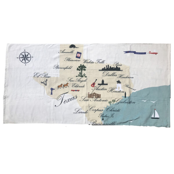 Texas Beach Towels By Taylor and Co