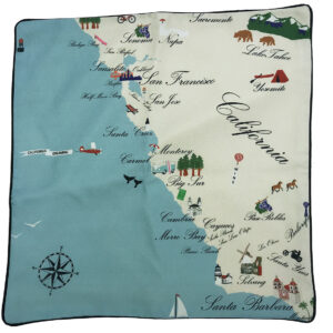 NoCal Destination Pillow 18×18 Outdoora Fabric By Taylor & Co